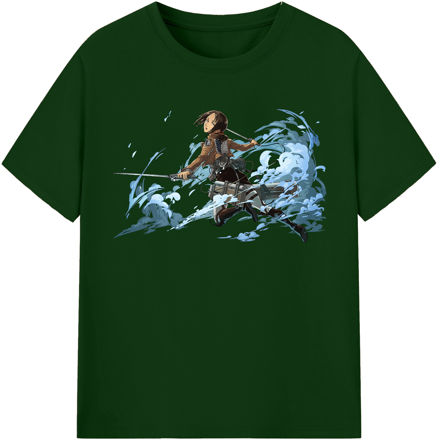 （画像用） 進撃の巨人 Attack on Titan 綿100％半袖Tシャツ（フロントプリント）